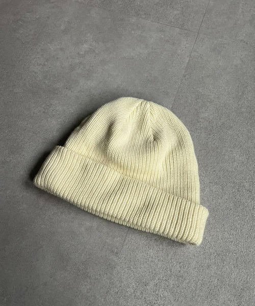 CIAOPANIC（チャオパニック）の「ピグメントニット帽（ニットキャップ/ビーニー・レディース・ブラック/レッド/スカイブルー/ホワイト・ONE SIZE）」の8枚目の写真