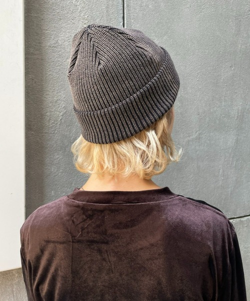 CIAOPANIC（チャオパニック）の「ピグメントニット帽（ニットキャップ/ビーニー・レディース・ブラック/レッド/スカイブルー/ホワイト・ONE SIZE）」の14枚目の写真