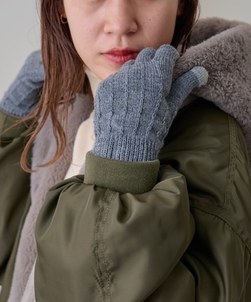 スマホ対応ピンタック手袋