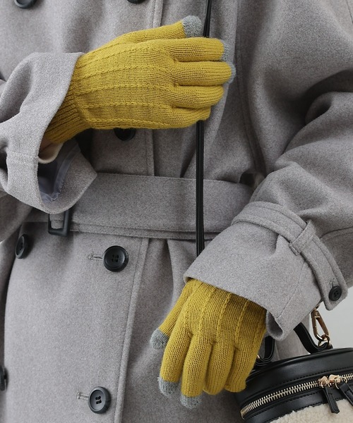 スマホ対応ピンタック手袋