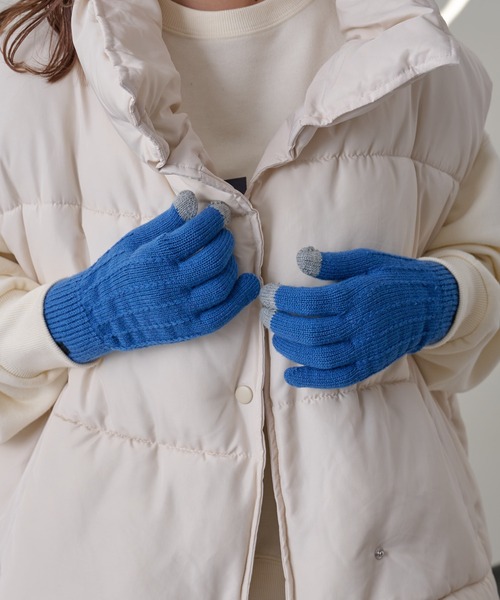 スマホ対応ピンタック手袋