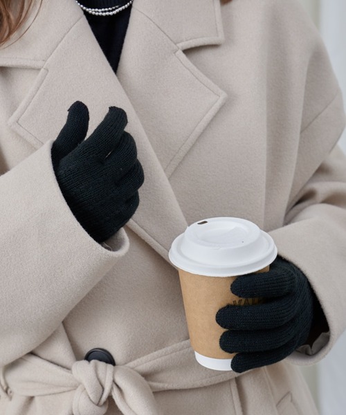 スマホ対応ピンタック手袋