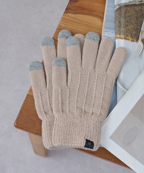 スマホ対応ピンタック手袋