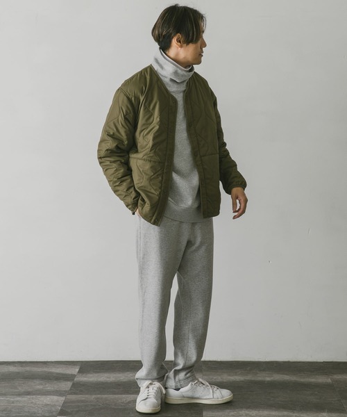 URBAN RESEARCH DOORS（アーバンリサーチドアーズ）の「『UR TECH』中綿キルティングジャケット（ダウンジャケット/コート・メンズ・オリーブ/ブラック/オフホワイト/ブルー・MEDIUM/LARGE）」の12枚目の写真