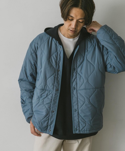 リピーター様割引♪ランバンオンブルー ツィードキルティングジャケット 2WAY URBAN RESEARCH DOORS（アーバンリサーチドアーズ）の「『UR TECH