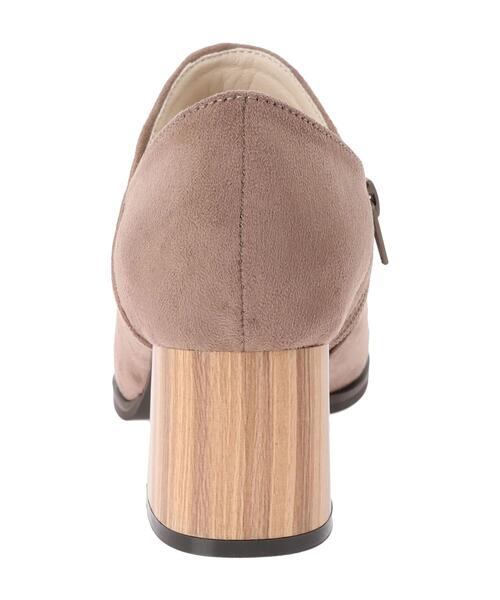 Te chichi TERRASSE（テチチテラス）の「チャンキーヒールブーティ（ブーツ・レディース・モカ/オフホワイト/ブラック・MEDIUM/LARGE）」の14枚目の写真