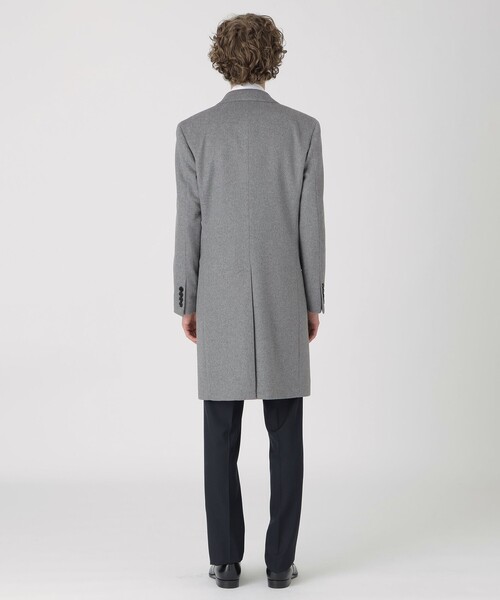 BLACK LABEL CRESTBRIDGE(ブラックレーベル・クレストブリッジ)の「カシミヤチェスターコート(チェスターコート・メンズ・グレー系その他/ネイビー・M/XL/L)」の11枚目の写真