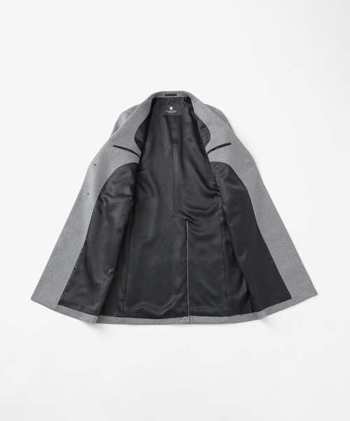 BLACK LABEL CRESTBRIDGE(ブラックレーベル・クレストブリッジ)の「カシミヤチェスターコート(チェスターコート・メンズ・グレー系その他/ネイビー・M/XL/L)」の8枚目の写真