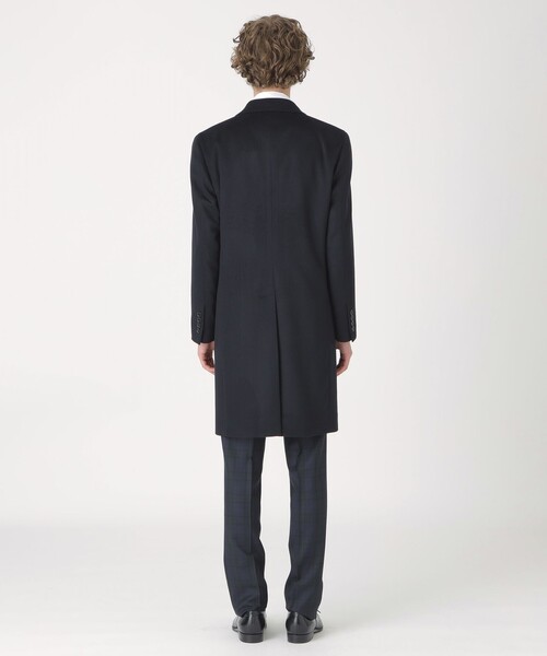 BLACK LABEL CRESTBRIDGE(ブラックレーベル・クレストブリッジ)の「カシミヤチェスターコート(チェスターコート・メンズ・グレー系その他/ネイビー・M/XL/L)」の3枚目の写真