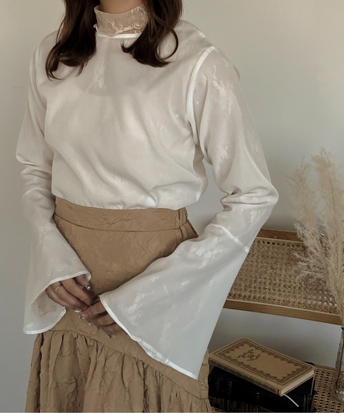 apres jour clair（アプレジュールクレア）の「【apres jour clair】２WAYアソートブラウス【ZOZOTOWN限定アイテム】（シャツ/ブラウス・レディース・アイボリー/ブラック/オフホワイト・フリー/X-LARGE）」の5枚目の写真