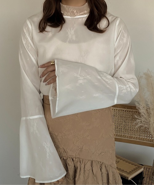 apres jour clair（アプレジュールクレア）の「【apres jour clair】２WAYアソートブラウス【ZOZOTOWN限定アイテム】（シャツ/ブラウス・レディース・アイボリー/ブラック/オフホワイト・フリー/X-LARGE）」の6枚目の写真