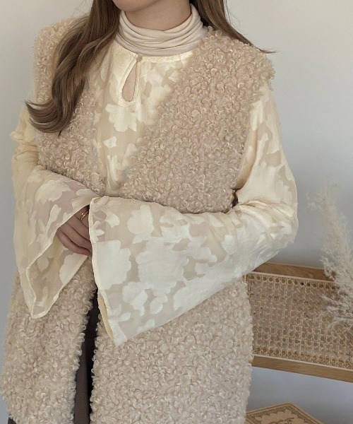 apres jour clair（アプレジュールクレア）の「【apres jour clair】２WAYアソートブラウス【ZOZOTOWN限定アイテム】（シャツ/ブラウス・レディース・アイボリー/ブラック/オフホワイト・フリー/X-LARGE）」の13枚目の写真