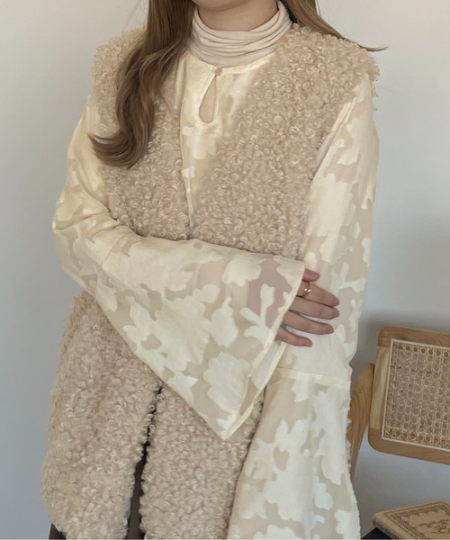 apres jour clair（アプレジュールクレア）の「【apres jour clair】２WAYアソートブラウス【ZOZOTOWN限定アイテム】（シャツ/ブラウス・レディース・アイボリー/ブラック/オフホワイト・フリー/X-LARGE）」の14枚目の写真