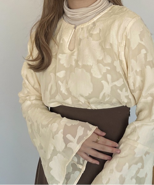 apres jour clair（アプレジュールクレア）の「【apres jour clair】２WAYアソートブラウス【ZOZOTOWN限定アイテム】（シャツ/ブラウス・レディース・アイボリー/ブラック/オフホワイト・フリー/X-LARGE）」の10枚目の写真