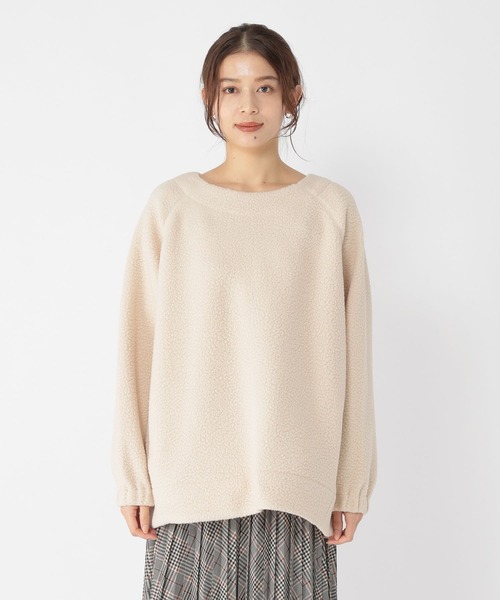 studio CLIP(スタディオクリップ)の「ボアボリュームプルオーバー(ニット/セーター・レディース・ネイビー/グレー/アイボリー・FREE)」の12枚目の写真