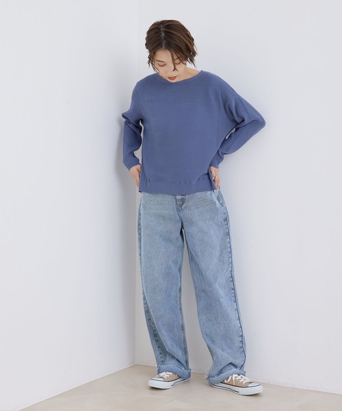 Jayro(ジャイロ)の「ボートネックプルオーバー(Tシャツ/カットソー・レディース・ベージュ/ピンク/ブルー/ホワイト系その他/チャコールグレー・M)」の14枚目の写真