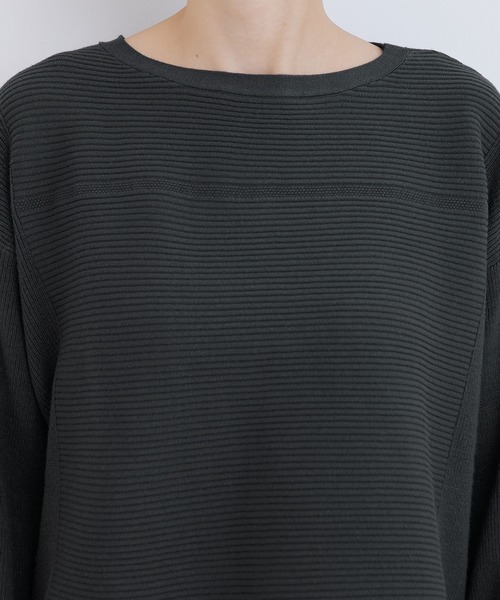 Jayro(ジャイロ)の「ボートネックプルオーバー(Tシャツ/カットソー・レディース・ベージュ/ピンク/ブルー/ホワイト系その他/チャコールグレー・M)」の21枚目の写真