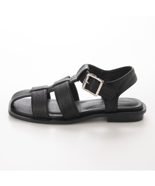 【EVOL】スクエアグルカフラットサンダルIU5039