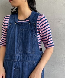 【CanCan 9月号掲載】[MILLER/ミラー] 別注 配色ボーダー 5分袖クルーネックTシャツ