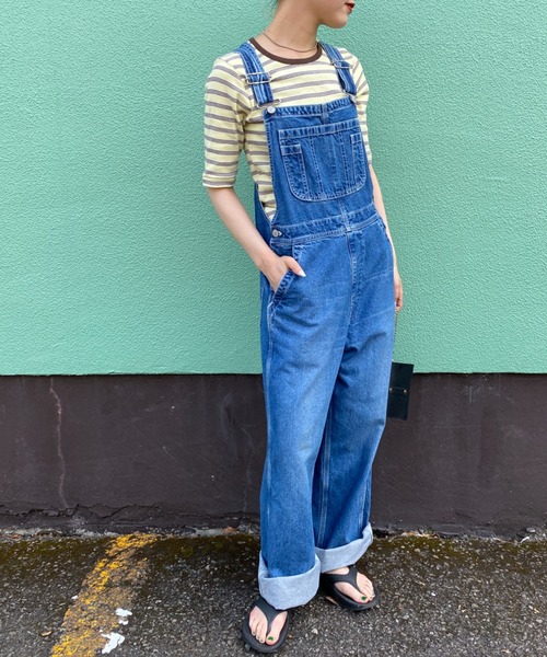 MILLER（ミラー）の「【CanCan 9月号掲載】[MILLER/ミラー] 別注 配色ボーダー 5分袖クルーネックTシャツ（Tシャツ/カットソー・レディース・ピンク/レッド/ブルー/ブラウン/ダークブラウン/イエロー・F）」の17枚目の写真