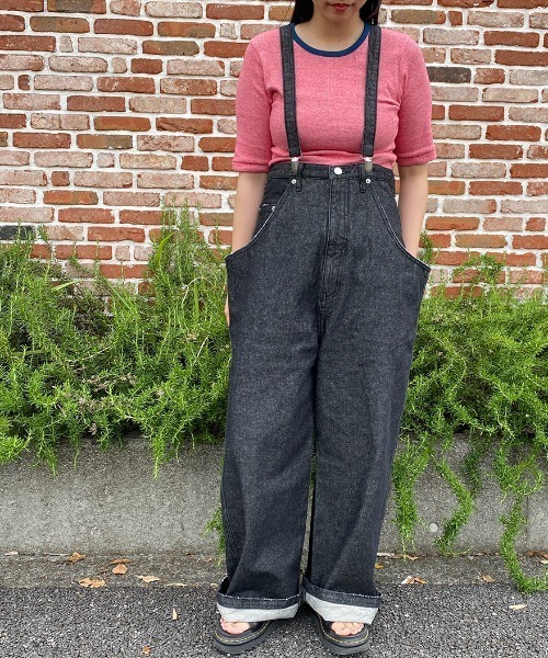 MILLER（ミラー）の「【CanCan 9月号掲載】[MILLER/ミラー] 別注 配色ボーダー 5分袖クルーネックTシャツ（Tシャツ/カットソー・レディース・ピンク/レッド/ブルー/ブラウン/ダークブラウン/イエロー・F）」の10枚目の写真