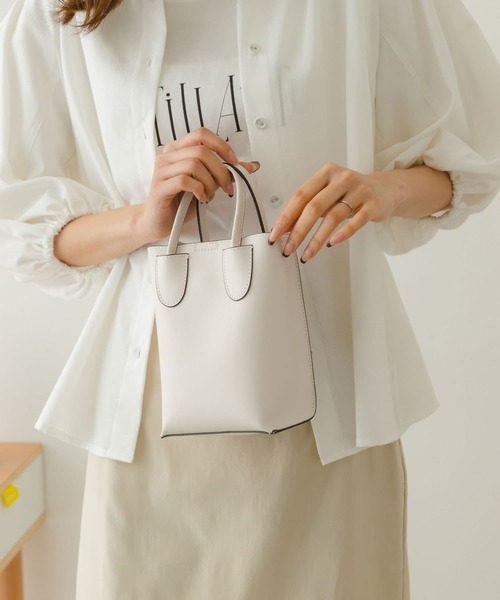 RODE SKO（ロデスコ）の「ミニショルダーバッグ（ショルダーバッグ・レディース・ベージュ/ホワイト/グリーン・ONE）」の4枚目の写真