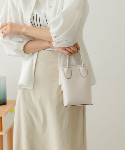 RODE SKO（ロデスコ）の「ミニショルダーバッグ（ショルダーバッグ・レディース・ベージュ/ホワイト/グリーン・ONE）」の5枚目の写真