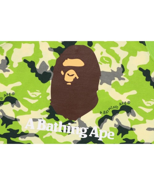 A BATHING APE（アベイシングエイプ）の「WOODLAND CAMO TANK TOP K（タンクトップ・キッズ・グリーン・120/130/140/110/90/100）」の2枚目の写真