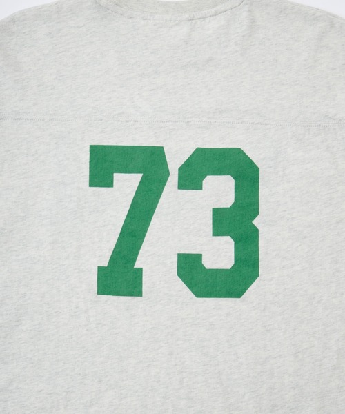 DISCUS ATHLETIC（ディスカス　アスレチック）の「DISCUS ATHLETIC/ディスカス アスレチック 切替ロゴプリントコットンオーバーサイズ長袖Tシャツ（Tシャツ/カットソー・レディース・オートミール/レッド/ブラック/ホワイト/イエロー/グリーン・L/XL/M）」の20枚目の写真