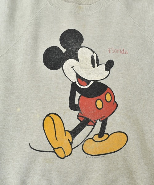 MICKEY MOUSE(ミッキーマウス)の「【ヴィンテージ古着】80's Mickey / ミッキー Florida クルーネックスウェット(スウェット・メンズ・グレー・LARGE)」の3枚目の写真