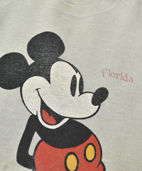 MICKEY MOUSE(ミッキーマウス)の「【ヴィンテージ古着】80's Mickey / ミッキー Florida クルーネックスウェット(スウェット・メンズ・グレー・LARGE)」の4枚目の写真