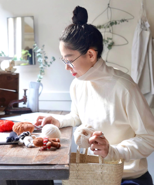 C/Si/Caテンジクタートルネックプルオーバー