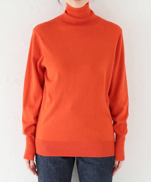 C/Si/Caテンジクタートルネックプルオーバー