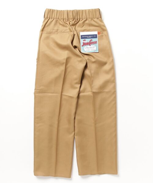 UNIVERSAL OVERALL（ユニバーサルオーバーオール）の「【LaLa Begin6・7月号掲載】[UNIVERSAL OVERALL/ユニバーサルオーバーオール] 別注 ドライツイル センタープレスストレートパンツ（スラックス・レディース・ブラック/ブルー/ブラウン/ベージュ・S/M）」の16枚目の写真