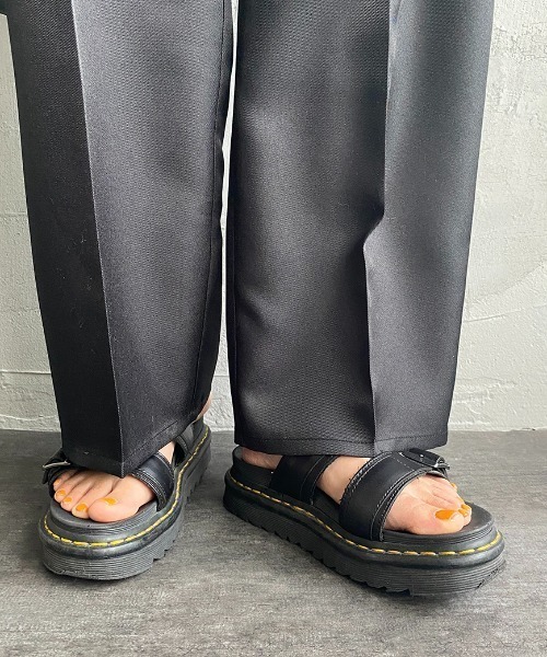 UNIVERSAL OVERALL（ユニバーサルオーバーオール）の「【LaLa Begin6・7月号掲載】[UNIVERSAL OVERALL/ユニバーサルオーバーオール] 別注 ドライツイル センタープレスストレートパンツ（スラックス・レディース・ブラック/ブルー/ブラウン/ベージュ・S/M）」の22枚目の写真