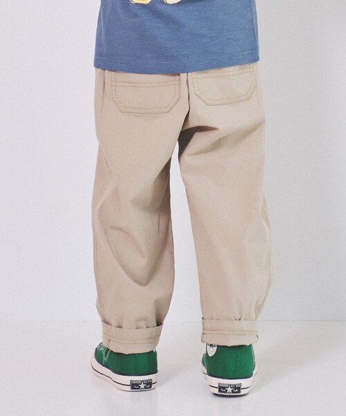 BEAMS mini（ビームスミニ）の「BEAMS mini / ファーマーパンツ 23SS（90～150cm）（デニムパンツ・キッズ・ベージュ/ブルー系その他・120/130/90/150/140/100/110）」の3枚目の写真