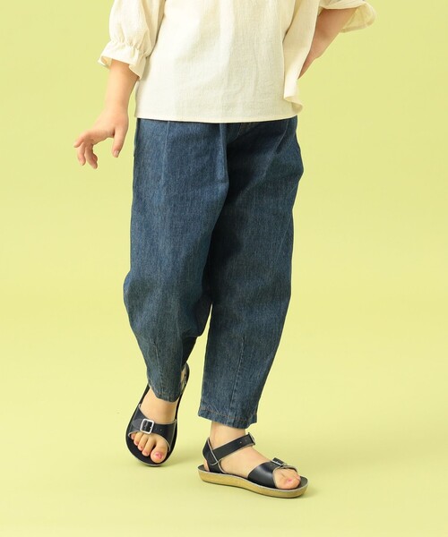 BEAMS mini（ビームスミニ）の「BEAMS mini / ファーマーパンツ 23SS（90～150cm）（デニムパンツ・キッズ・ベージュ/ブルー系その他・120/130/90/150/140/100/110）」の6枚目の写真