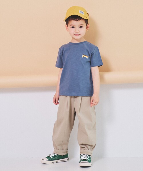 BEAMS mini（ビームスミニ）の「BEAMS mini / ファーマーパンツ 23SS（90～150cm）（デニムパンツ・キッズ・ベージュ/ブルー系その他・120/130/90/150/140/100/110）」の9枚目の写真