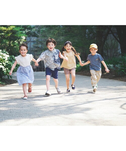 BEAMS mini（ビームスミニ）の「BEAMS mini / ファーマーパンツ 23SS（90～150cm）（デニムパンツ・キッズ・ベージュ/ブルー系その他・120/130/90/150/140/100/110）」の13枚目の写真