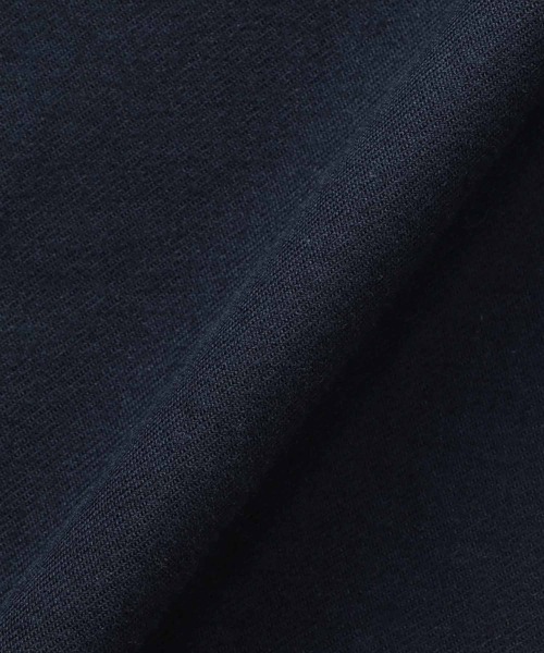 ETRE TOKYO アイレットフリルカラーブラウス ネイビー