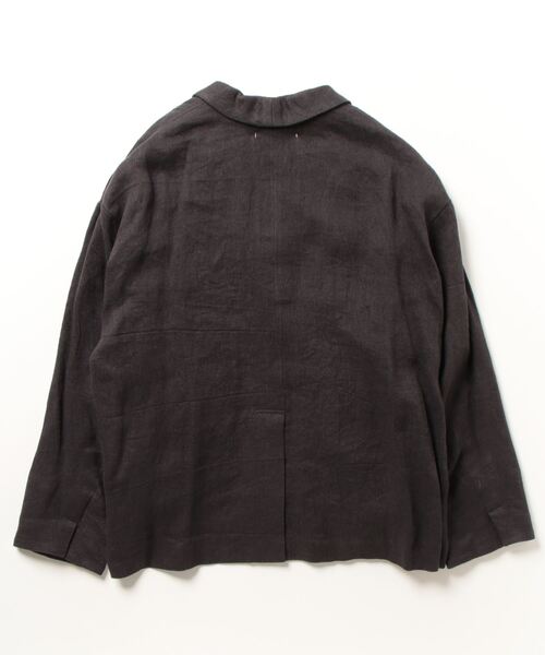 IKKUNA(イクナ)の「shawl-collar jacket/ショールカラージャケット(その他アウター・レディース・ブラウン系その他/チャコールグレー・1)」の3枚目の写真