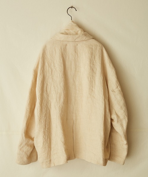 IKKUNA(イクナ)の「shawl-collar jacket/ショールカラージャケット(その他アウター・レディース・ブラウン系その他/チャコールグレー・1)」の6枚目の写真