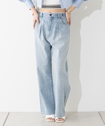 Chico | 【2023SS】タックワイドデニムパンツ(デニムパンツ)