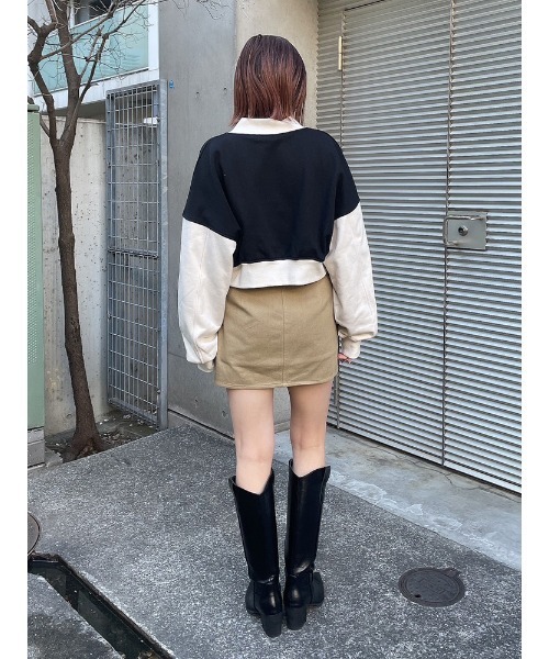 ENVYM(アンビー)の「Eロゴショートスタジャン(スタジャン・レディース・ブラック/ブルー/ホワイト・FREE)」の16枚目の写真