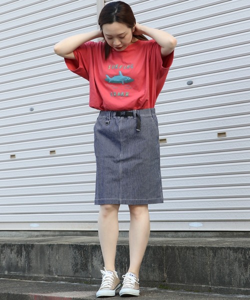 KRIFF MAYER Lady's Collection（クリフメイヤーレディースコレクション）の「クライミングスカート（スカート・レディース・ワインレッド/ネイビー/ベージュ/カーキ/ブラック/ナチュラル/ライトブルー・LARGE/MEDIUM）」の14枚目の写真