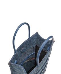 【美品】DIESEL ディーゼル ショッパー トートバッグL /デニム ブルー DIESEL（ディーゼル）の「ユニセックス デニム ショッパーバッグ