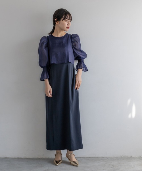 apart by lowrysシアーレイヤードワンピース apart by lowrys シアーレイヤードワンピース