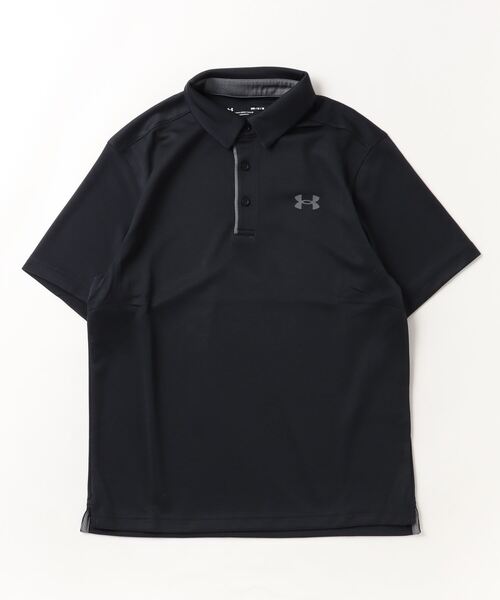 UNDER ARMOUR(アンダーアーマー)の「アンダーアーマー UAテック ポロ(ポロシャツ・メンズ・グレー/ロイヤルブルー/ブラック/ネイビー/ホワイト・M/LL/S/3L/L)」の2枚目の写真