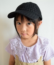 GRIN BUDDY（グリンバディ）の「【 GRIN BUDDY/グリンバディ】【キッズ】ドット レース キャップ/ガーリー キャップ/Mesh Dot Cap（キャップ）」