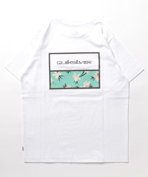 Quiksilver(クイックシルバー)の「BS BOX ST/クイックシルバー半袖Tシャツ(Tシャツ/カットソー・メンズ・ブルー/ホワイト/ブラウン/ブラック・LARGE/X-LARGE/SMALL/XX-LARGE/MEDIUM)」の1枚目の写真